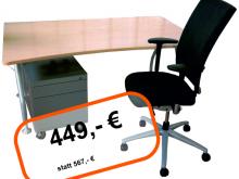 Komplette Arbeitsplatzeinrichtung für Ihr Büro